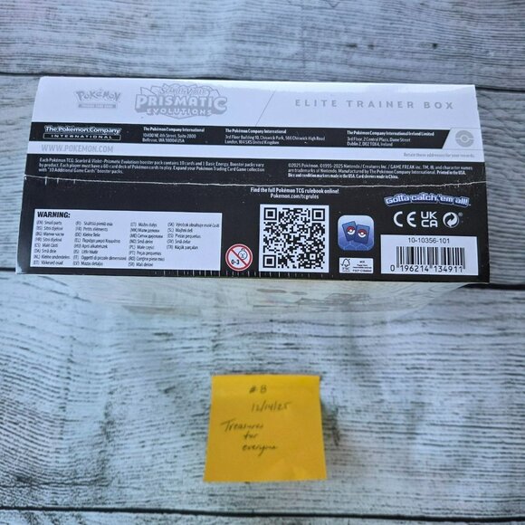 Pokémon Prismatic Evolutions ETB Elite Trainer Box Factory Sealed Dollar General - Picture 4 of 8